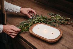 3-Wick Dough Bowl Soy Candle - Gatherings